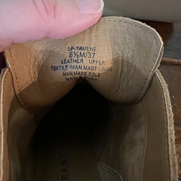 Lucky Brand "Yamene" suede wedge booties - Picture 6 of 7